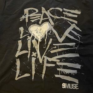 Peace love live life shirt